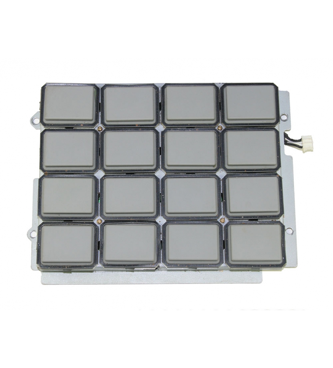 Gruppo pad per Akai MPC1000. Questo gruppo sostitutivo è composto da 16 pad in gomma, telaio metallico e scheda elettronica (L4033A502B) posta sotto i pad